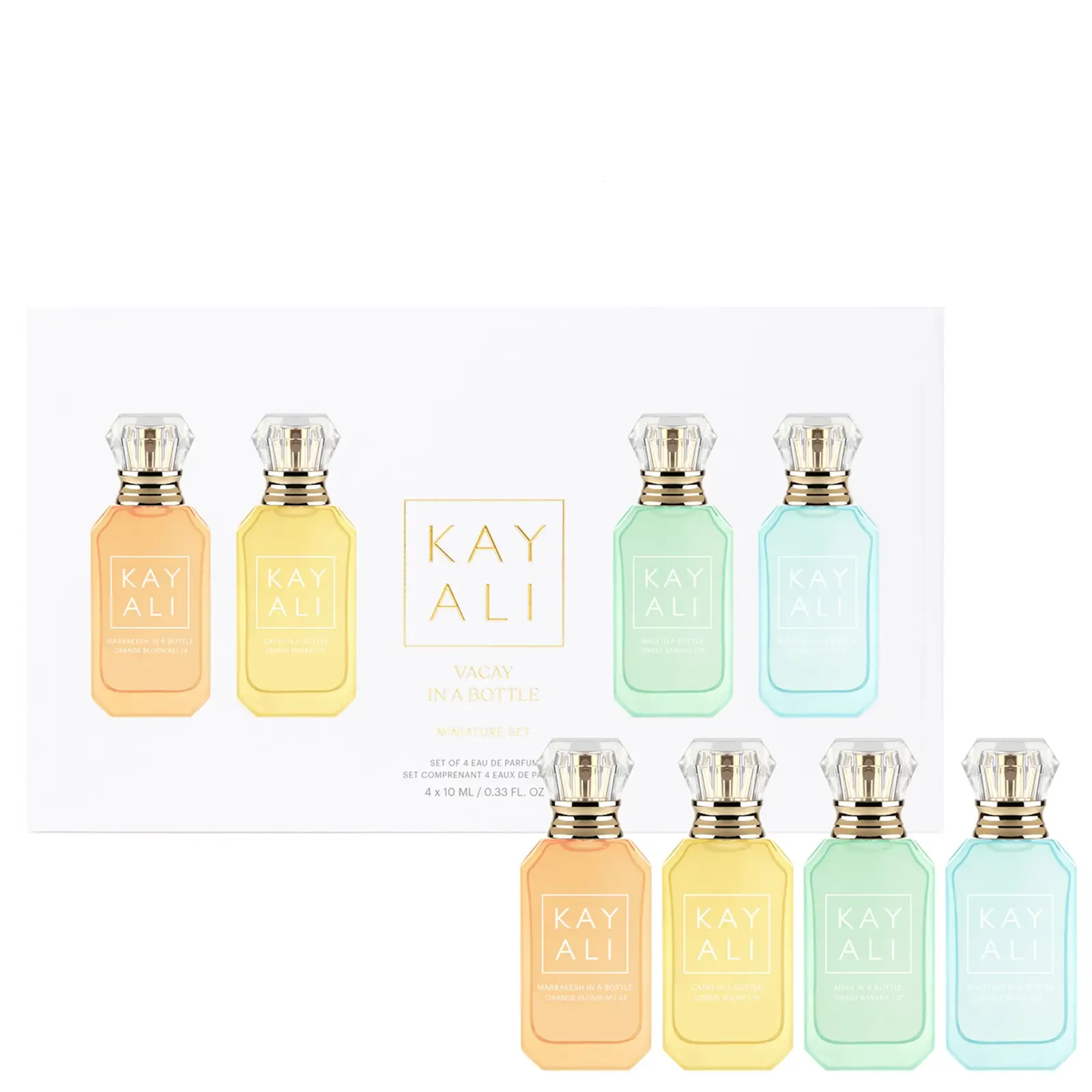 KAYALI Vacay in a Bottle Miniature Set (4 x 10ml)