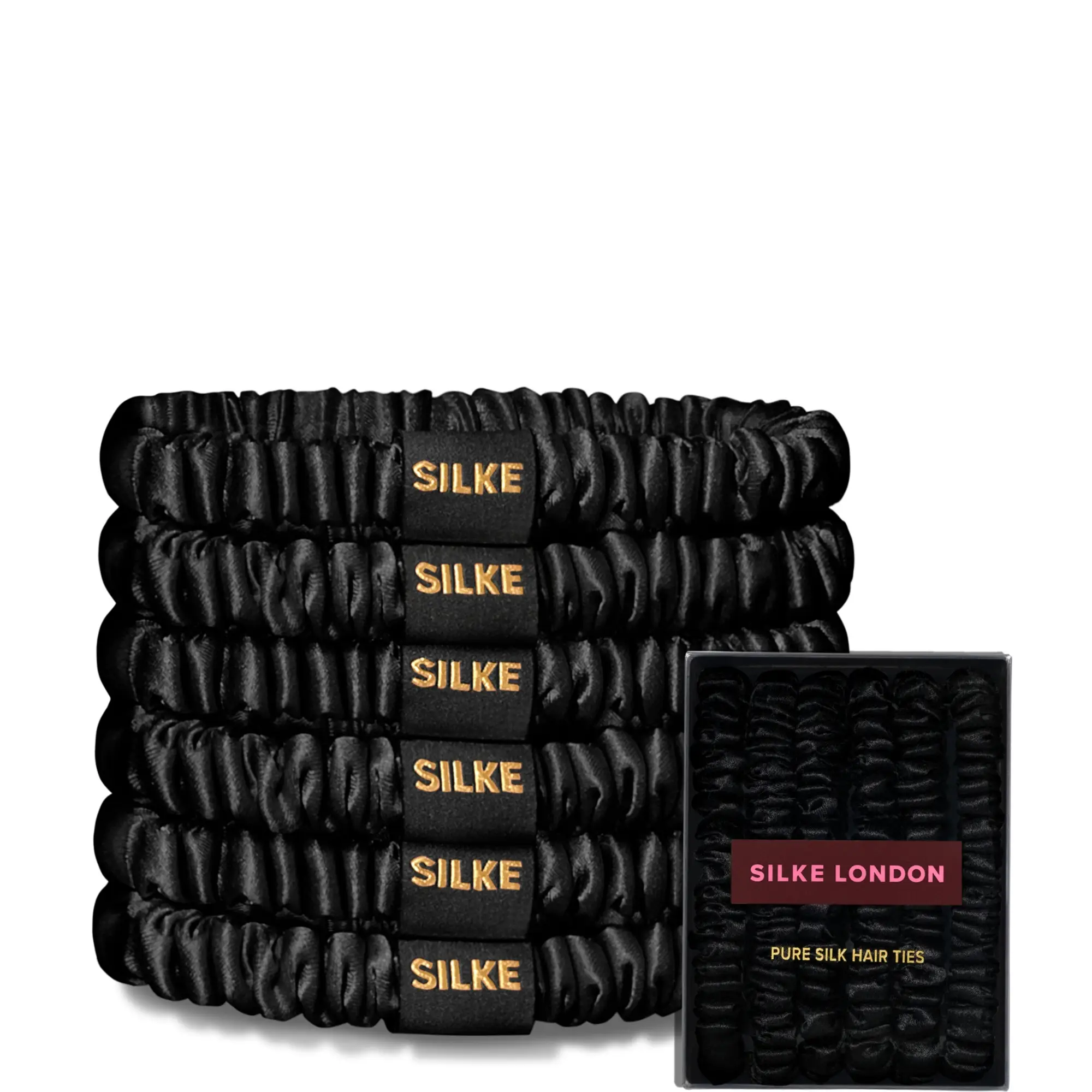 SILKE Hair Ties Blossom Powder - Pink