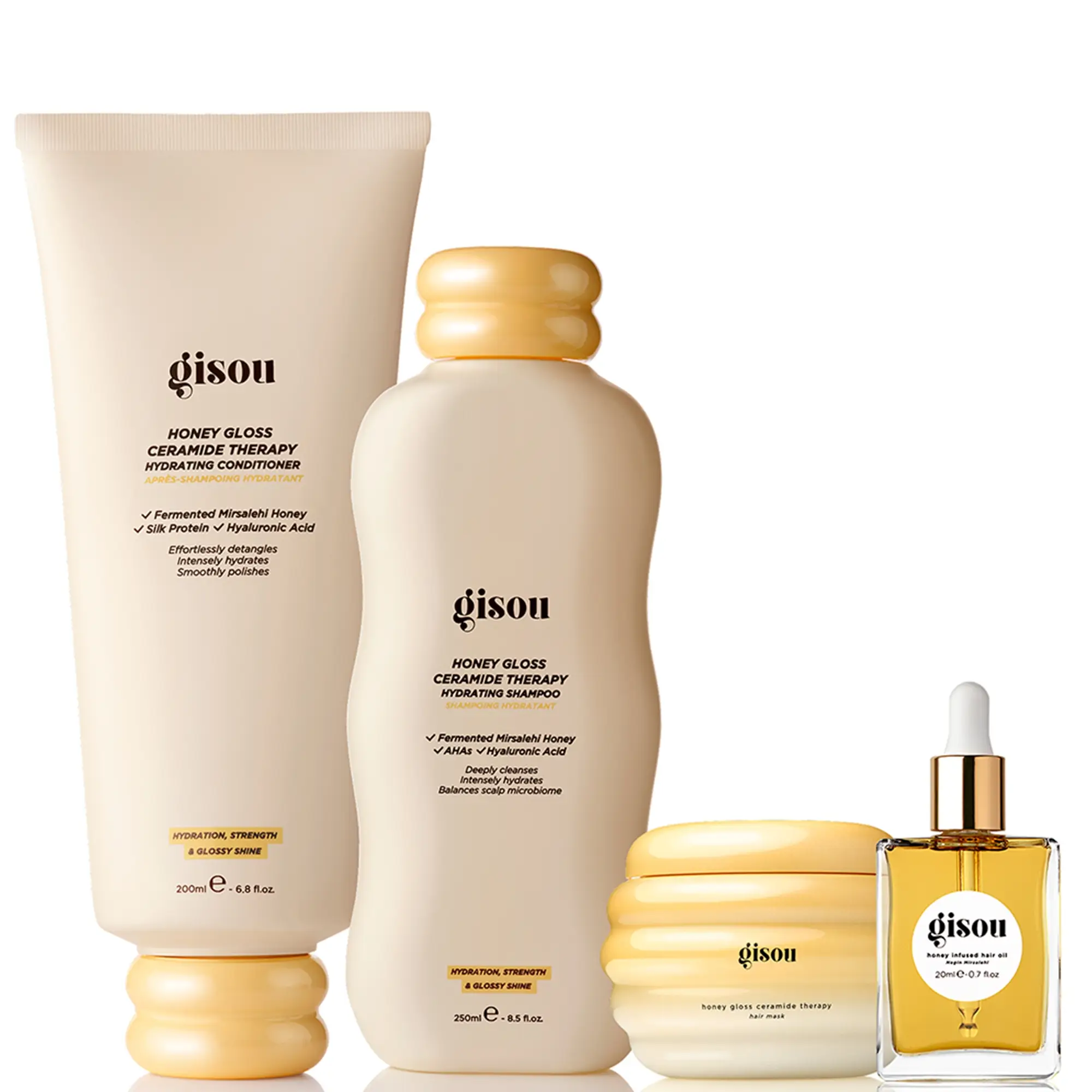 Gisou Honey Gloss Ceramide Routine