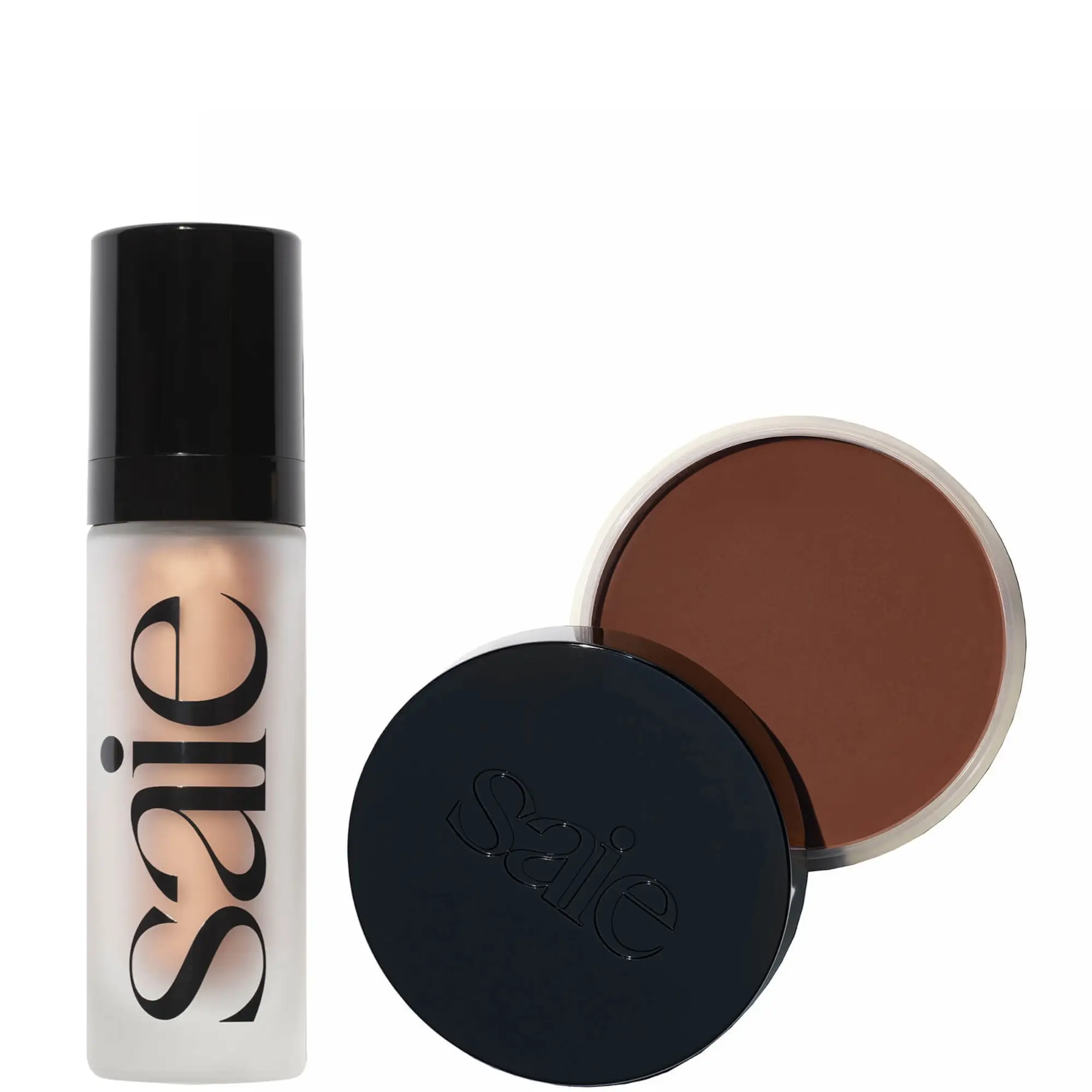 Saie Sun Stack - Sunglow Superglowy Gel and Cream Bronzer