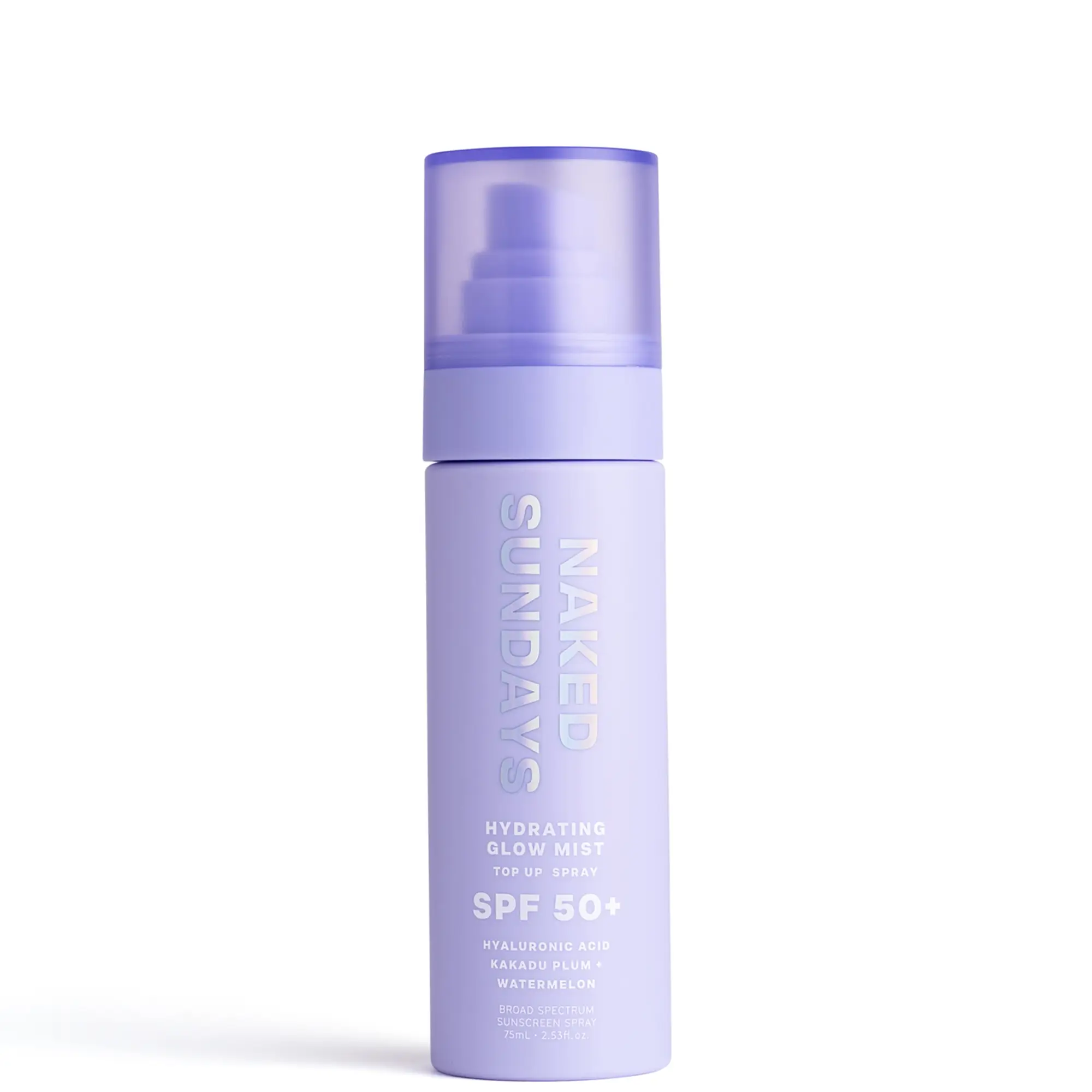Naked Sundays SPF50+ Hydrating Glow Mist Setting Spray Sunscreen