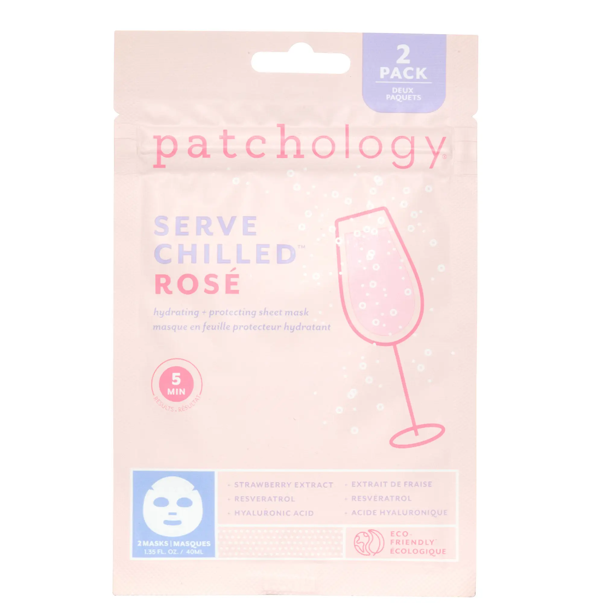 Patchology Serve Chilled Rose Sheet Mask (Pack of 2)