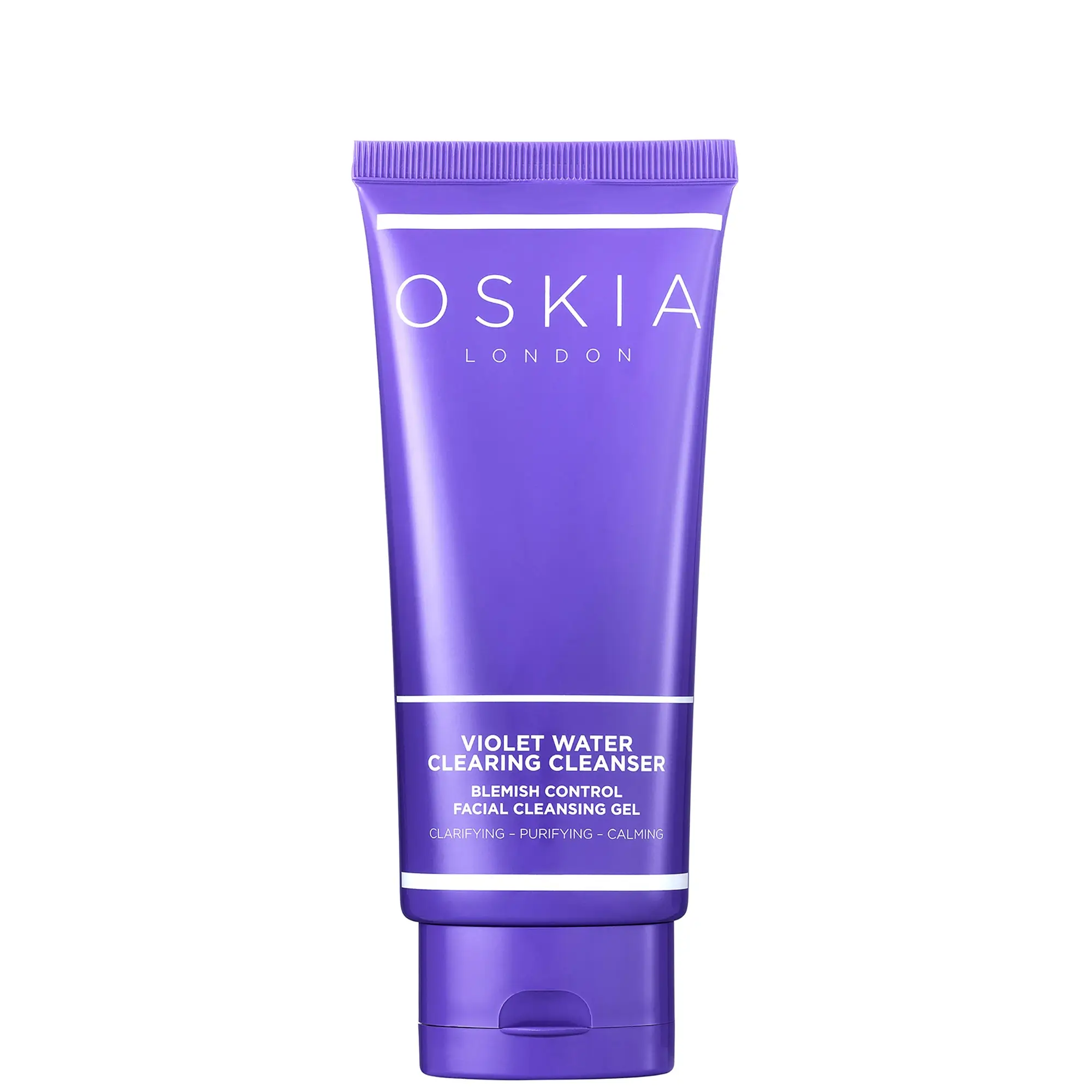 Oskia Violet Water Clearing Cleanser Blemish Control Facial Cleansing Gel 100ml