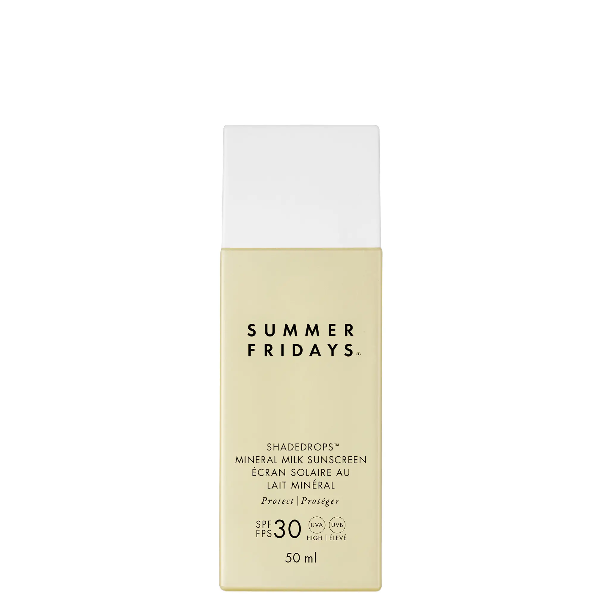 SUMMER FRIDAYS ShadeDrops Broad Spectrum SPF 30 Mineral Milk Sunscreen 50ml
