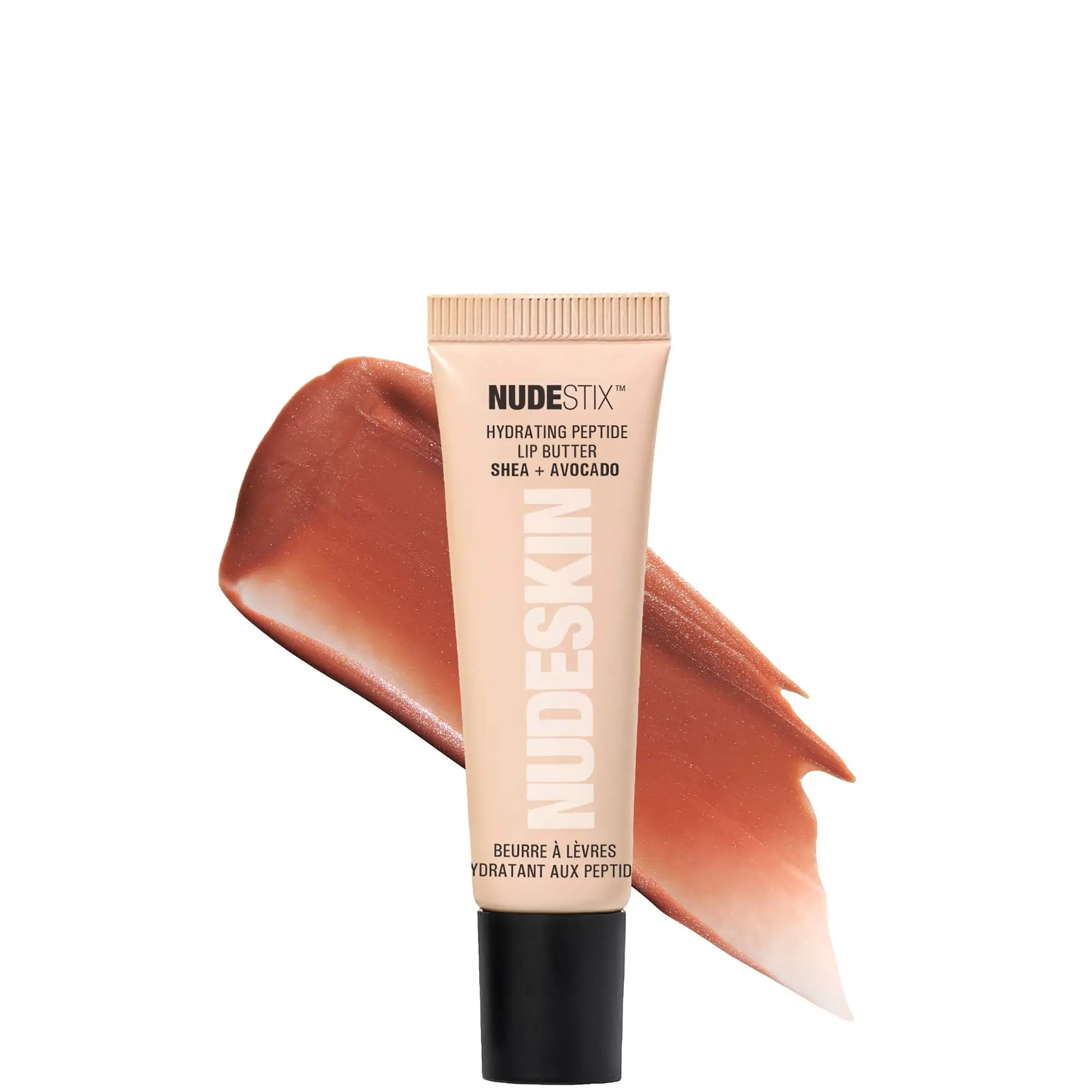 NUDESTIX Hydrating Peptide Lip Butter 10ml (Various Shades)