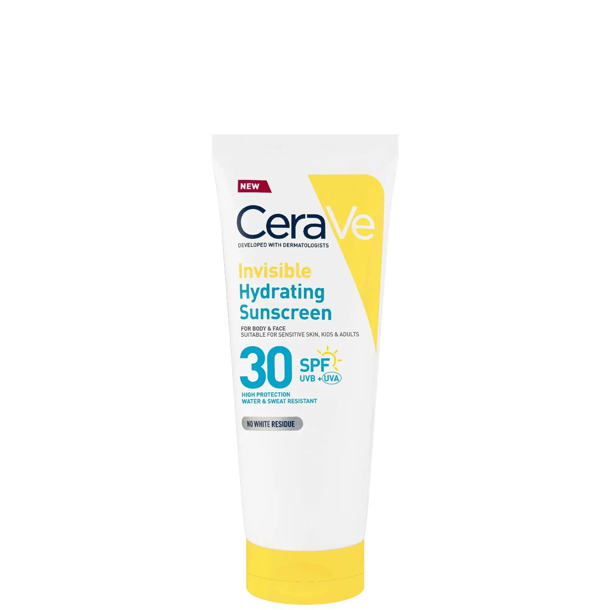 CeraVe Invisible Hydrating Sunscreen SPF 30 for body, face, & all skin types with 3 essential ceramides 75 ml