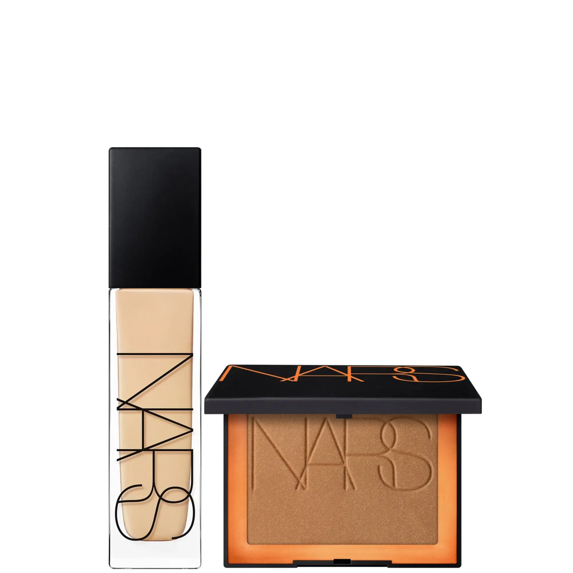NARS Natural Longwear Foundation Aruba and NARS Laguna Bronzing Powder