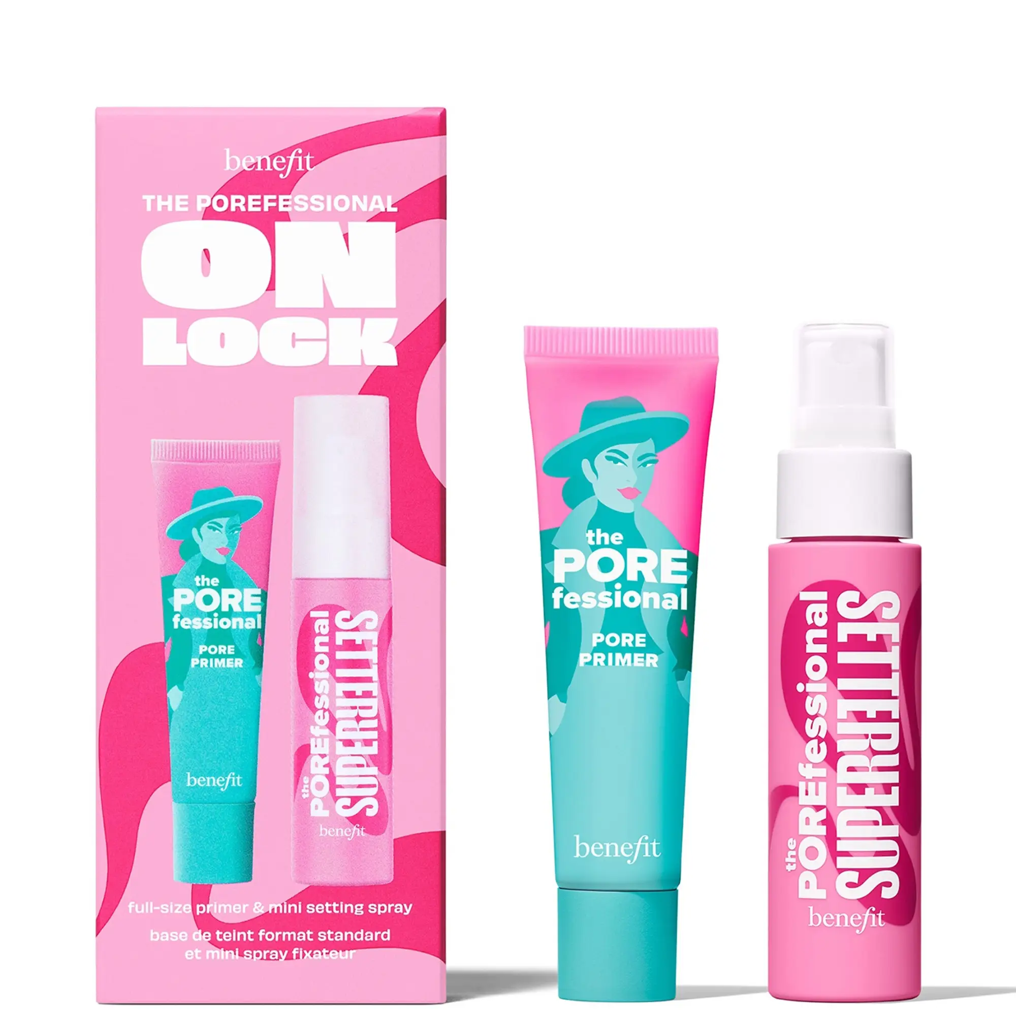 Benefit Porefessional On Lock Full-Size Pore Primer & Mini Setting Spray Duo