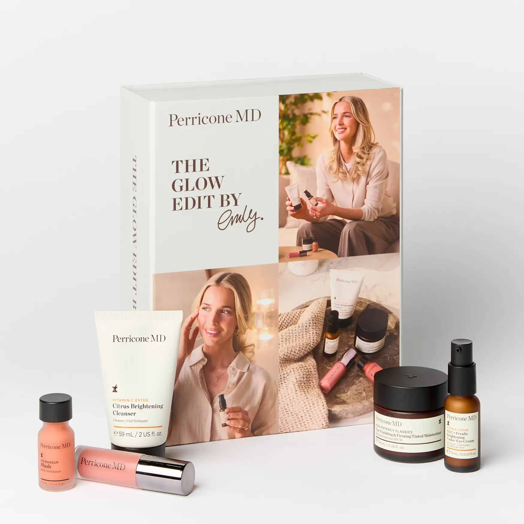 The Glow Edit Emily English x Perricone MD