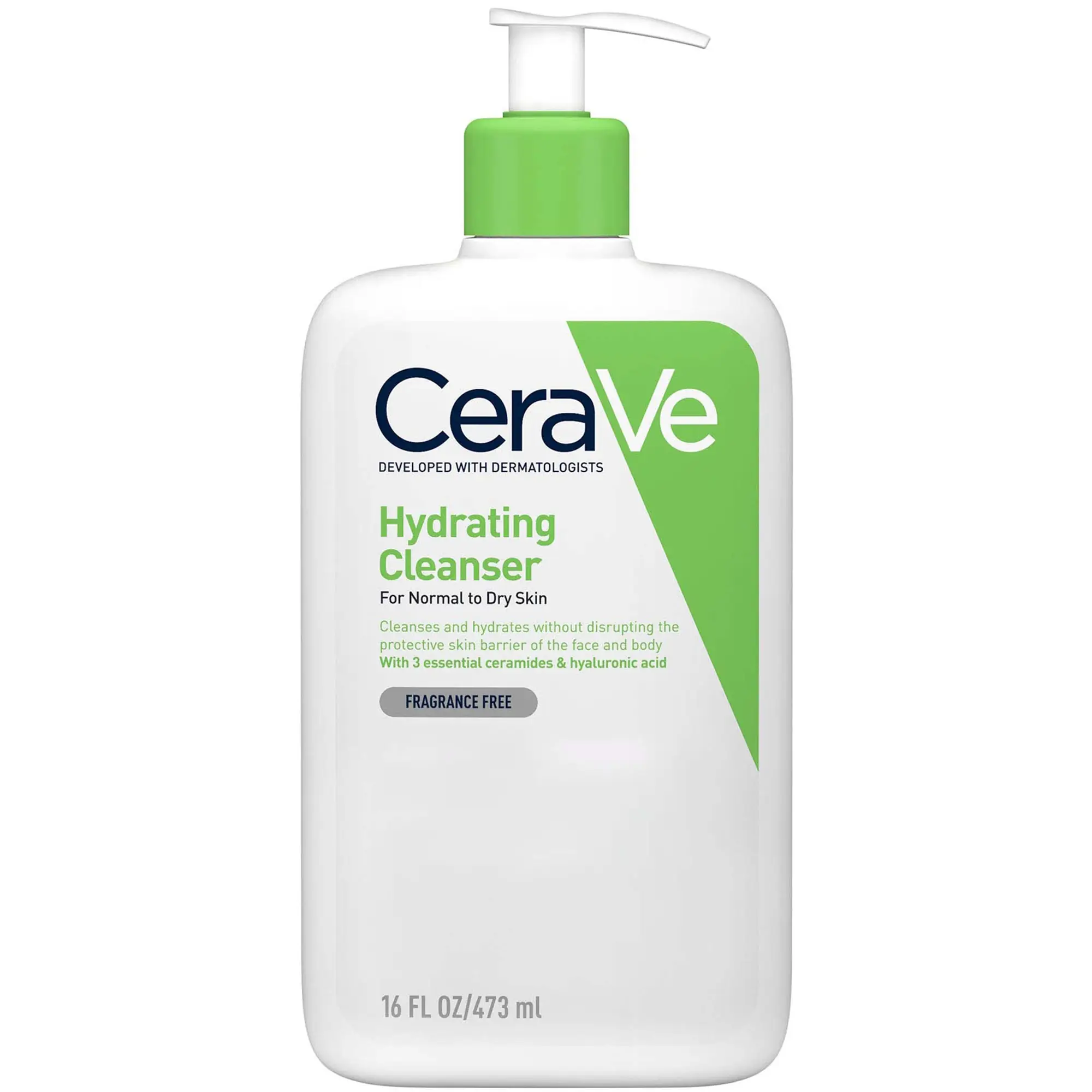 CeraVe Hydrating Cleanser with Hyaluronic Acid for Normal to Dry Skin