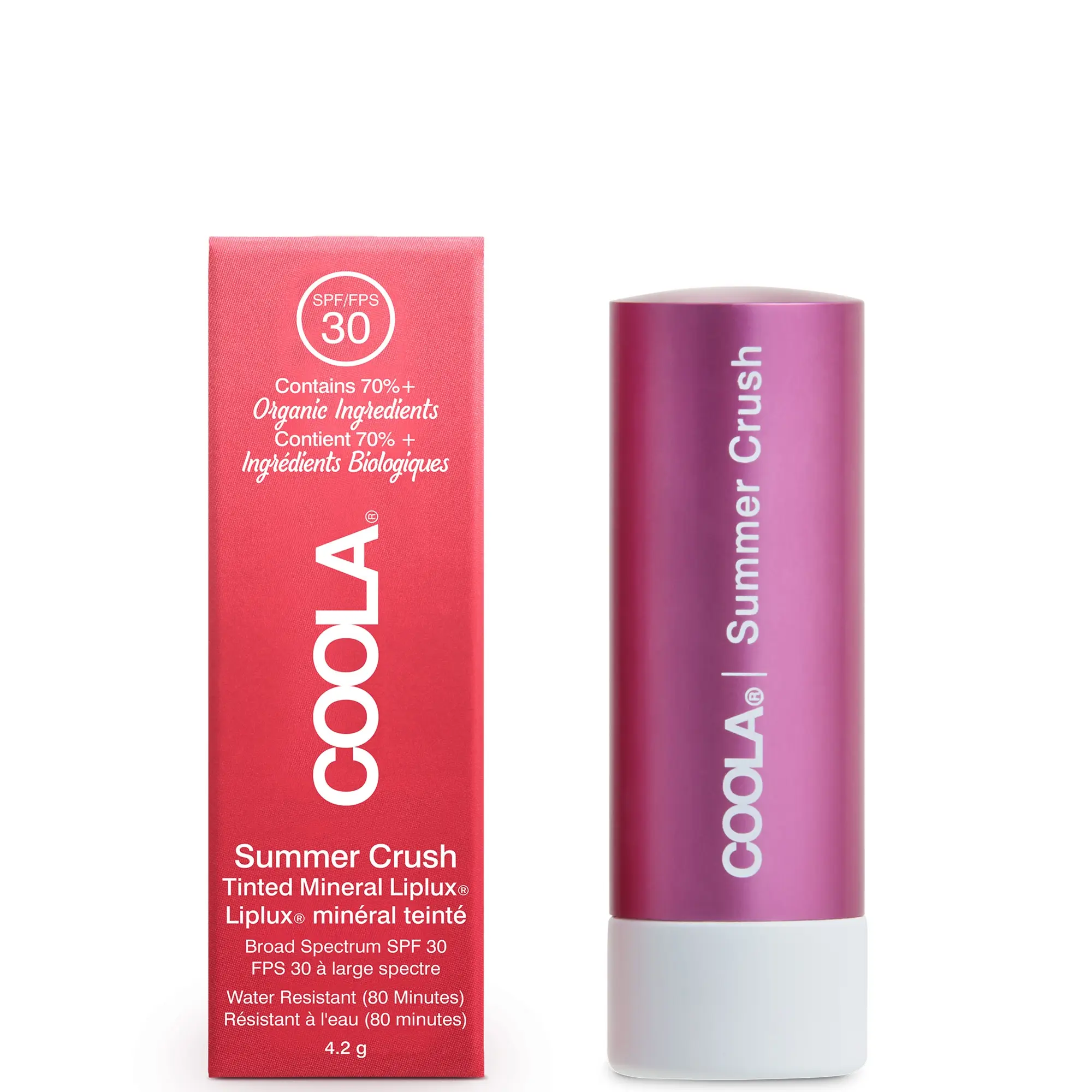 Coola Mineral Liplux SPF 30 Summer Crush