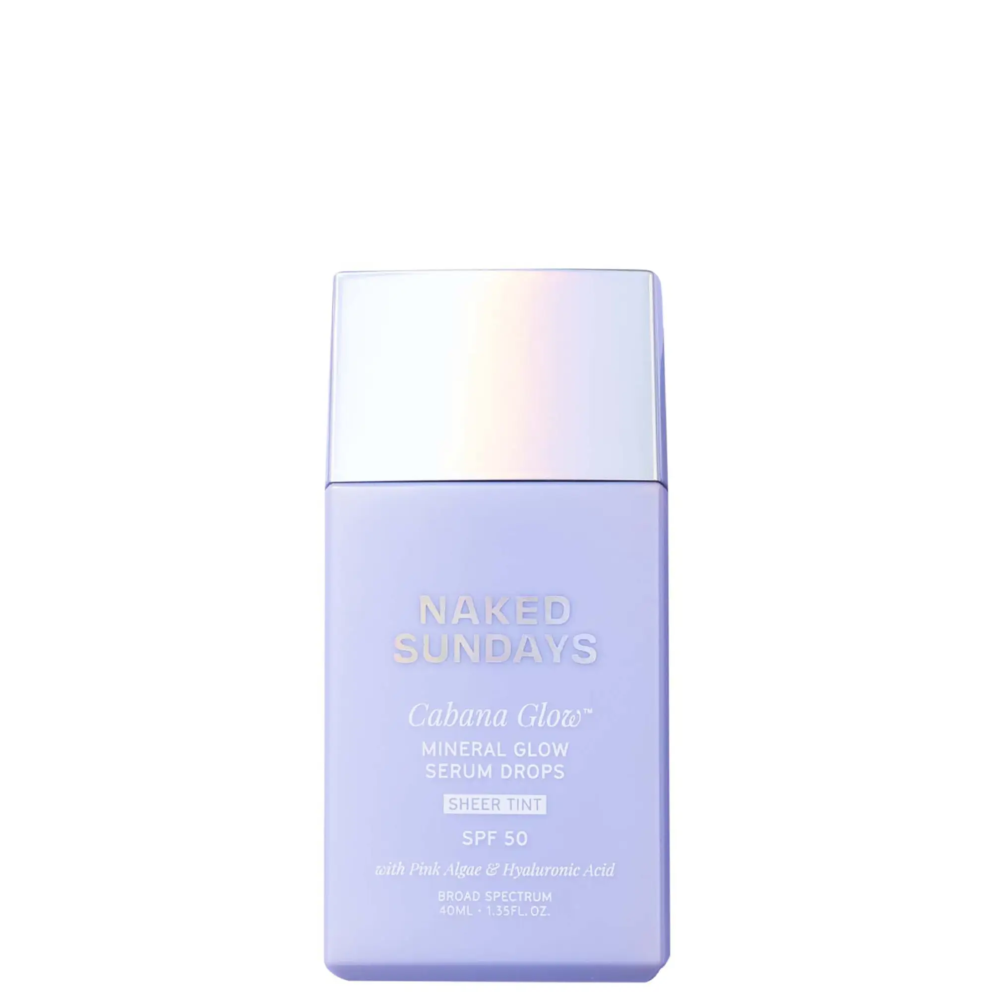 Naked Sundays 'Cabana Glow' Mineral Glow Serum Drops SPF50 Sheer 40ml