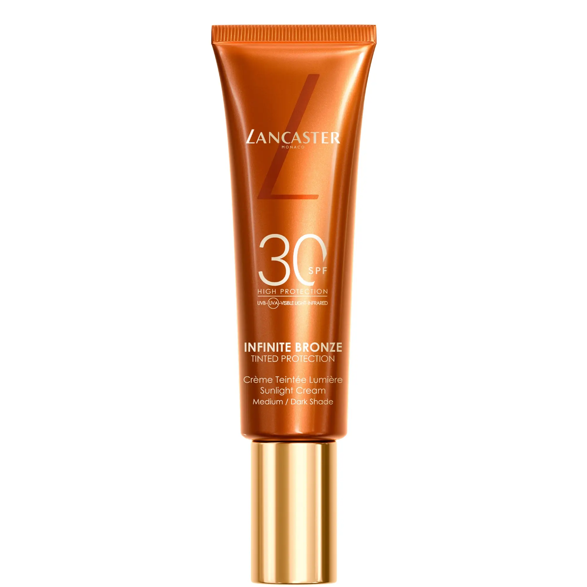 Lancaster Infinite Bronze Tinted Protection Sunlight Cream SPF30 Medium/Dark Shade 50ml