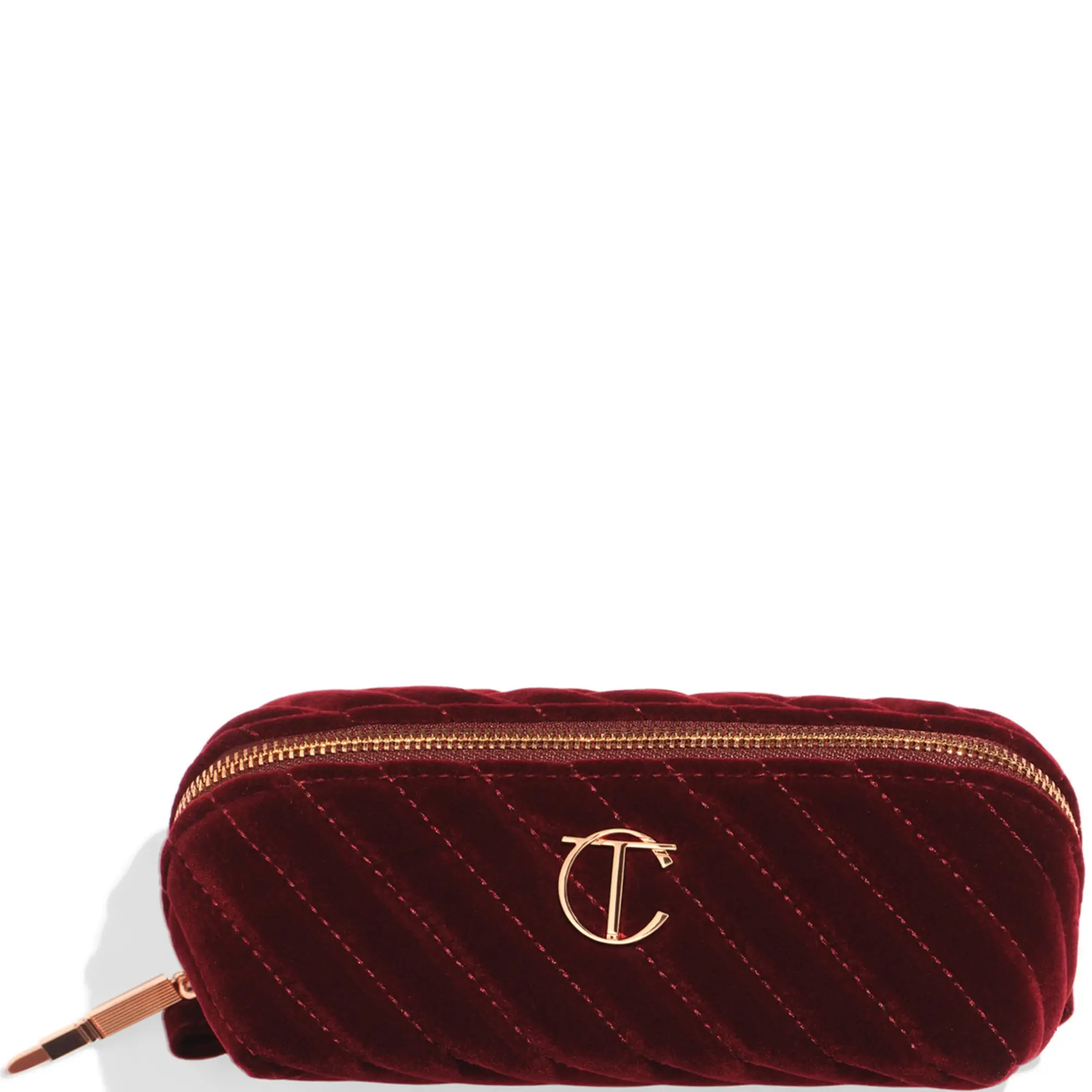 Charlotte Tilbury Organizer Velvet Makeup Bag - Small