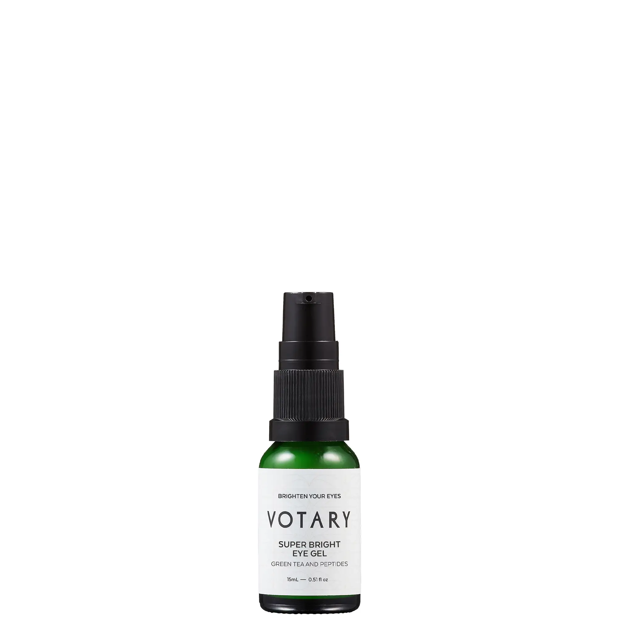 Votary Super Bright Eye Gel with Green Tea and Peptides 15ml