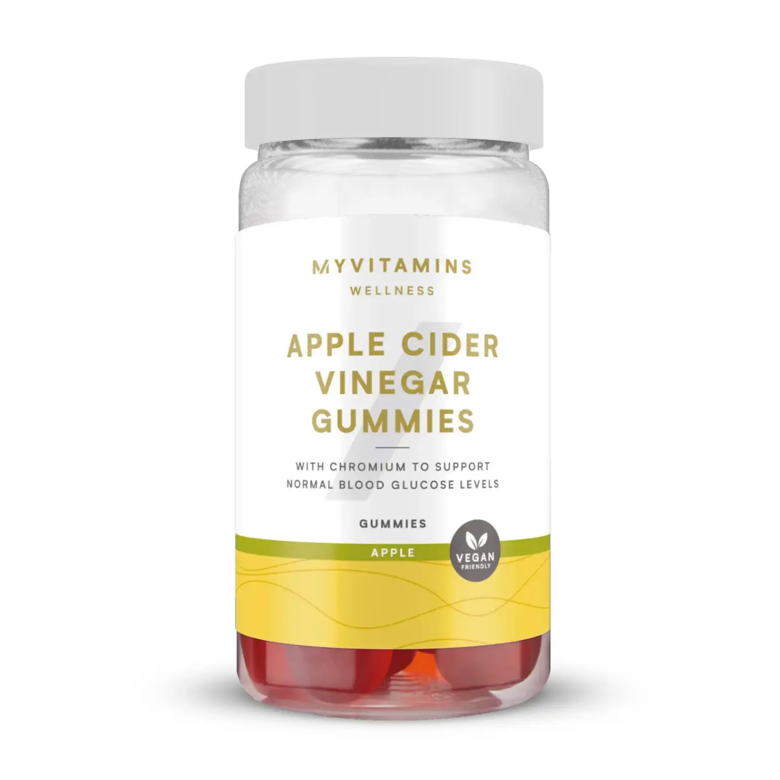 Myvitamins Apple Cider Vinegar Gummies, Apple, 30 Gummies