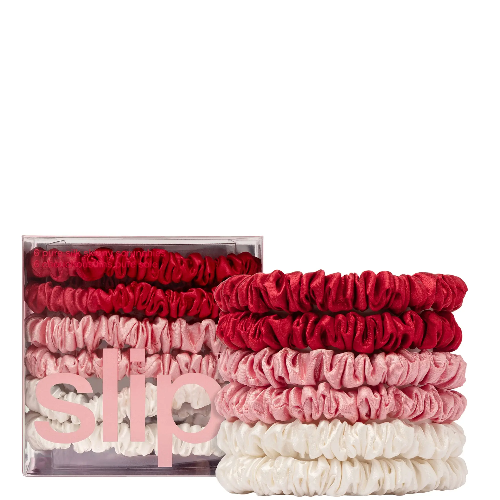 slip pure silk skinny scrunchies - sweetie