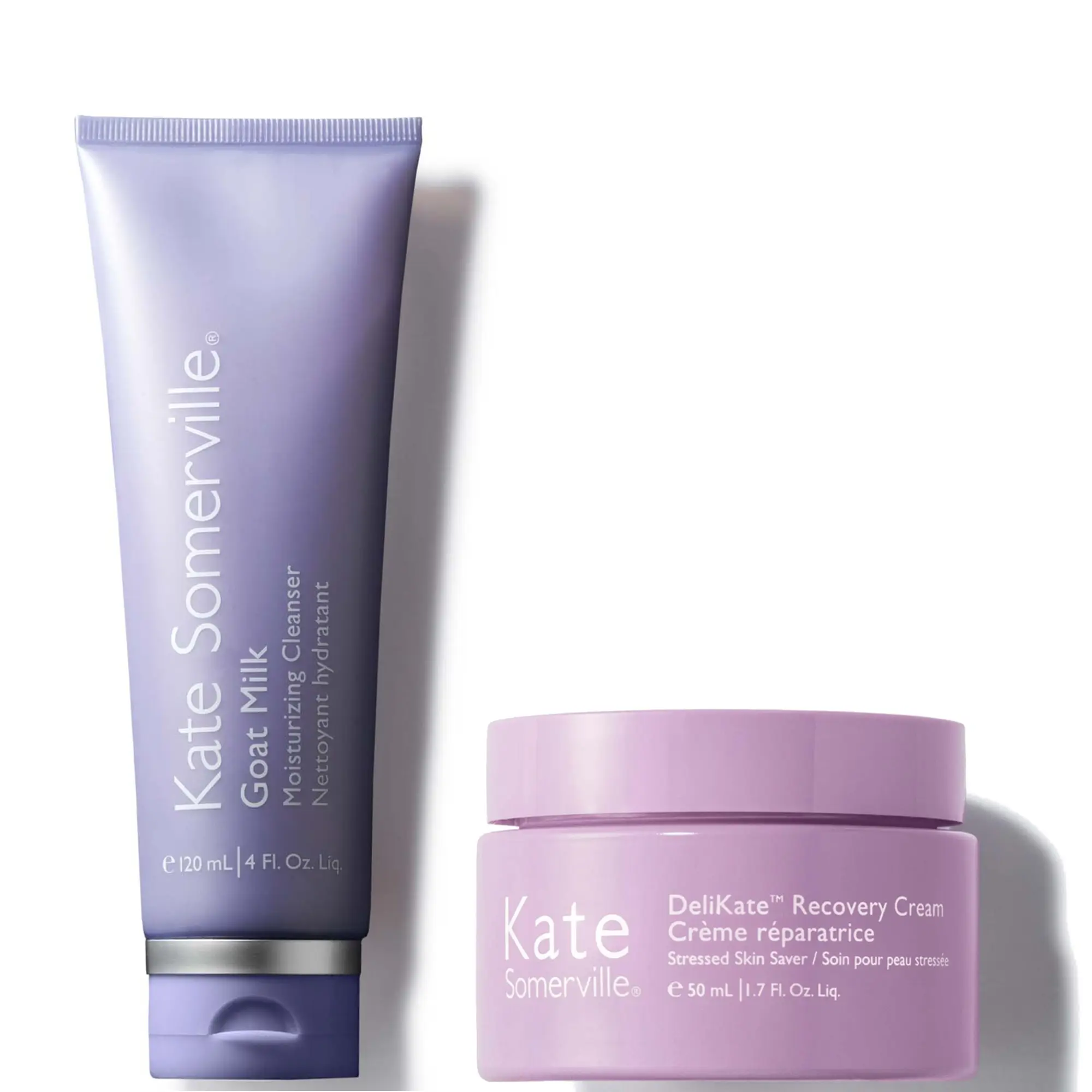 Kate Somerville Goat Milk Moisturising Cleanser 120ml & DeliKate Recovery Cream 1.7fl oz