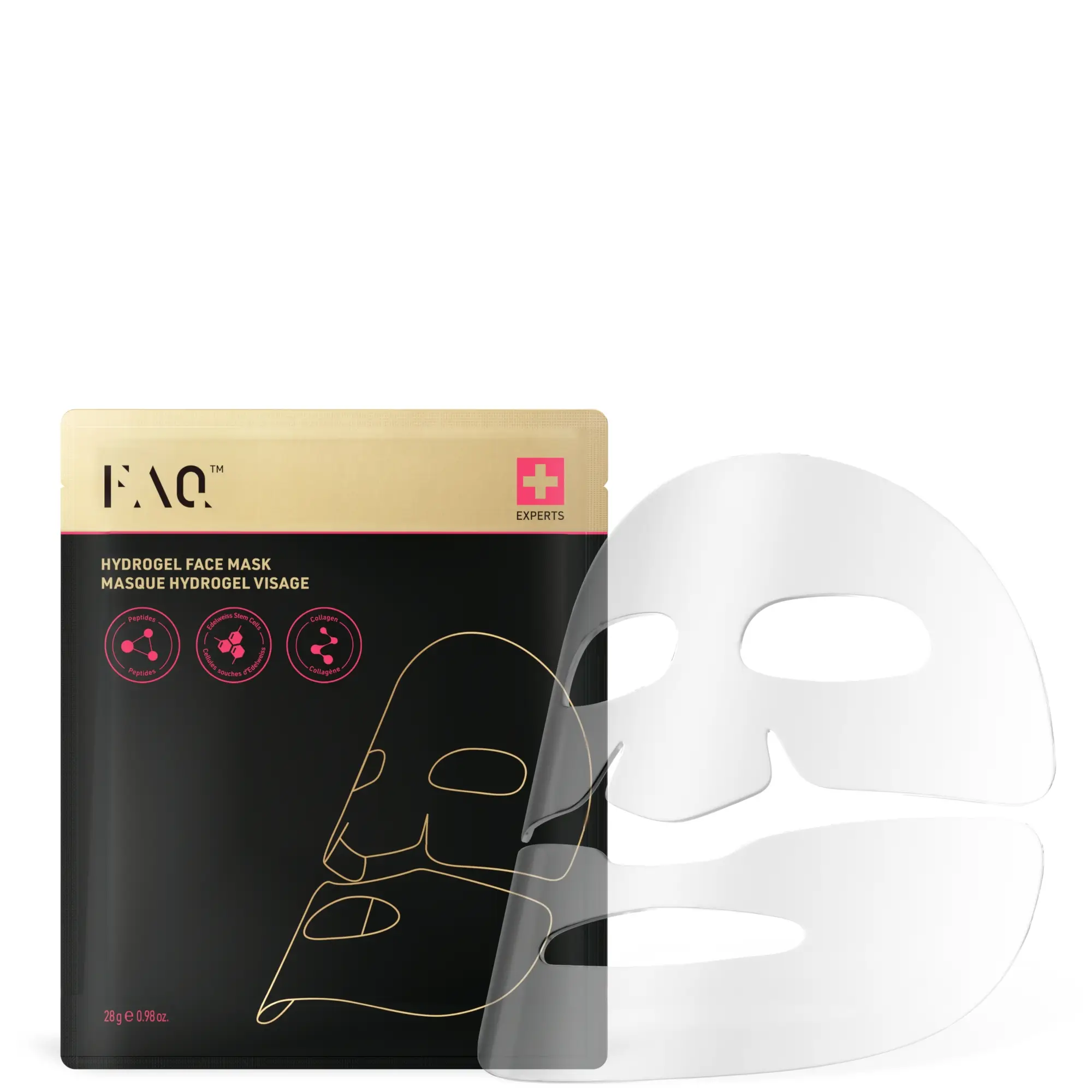 FOREO FAQ Glass Skin Collagen Face Mask