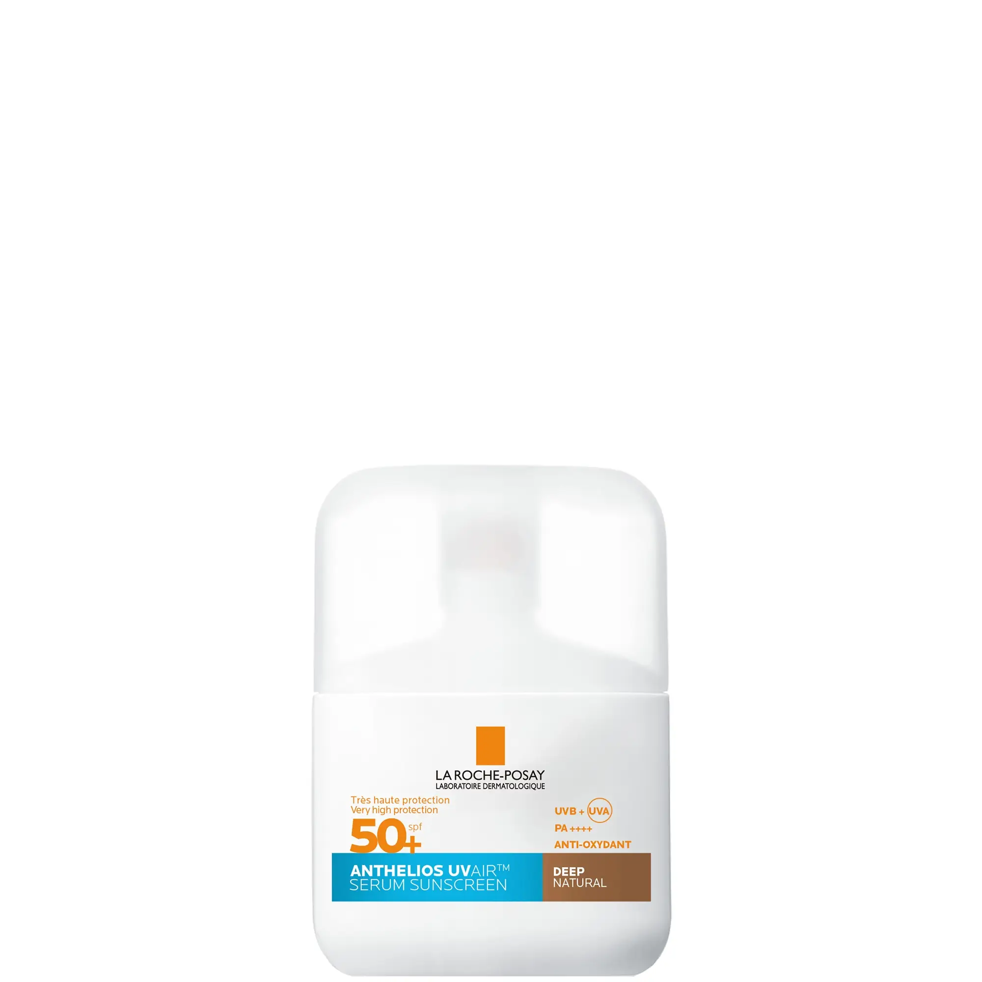 La Roche Posay Anthelios UVAIR Serum Sunscreen SPF50+ Deep with Hyaluronic Acid, Niacinamide & Vitamin E, For all skin types, 50ml