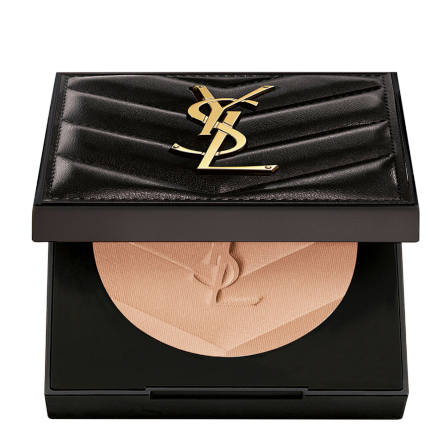 Пудра Yves Saint Laurent ALL HOURS HYPER FINISH (кожаная палетка)