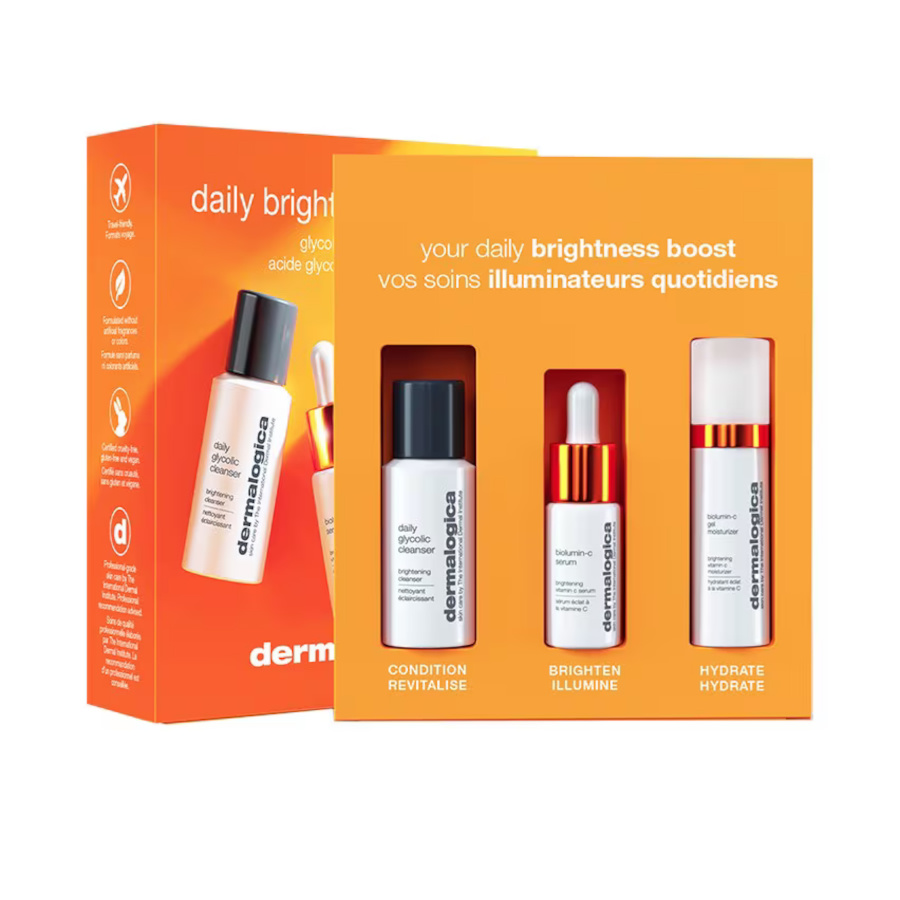 Набор косметики для ухода за лицом Dermalogica Daily Brightness Boosters Set (3 средства)