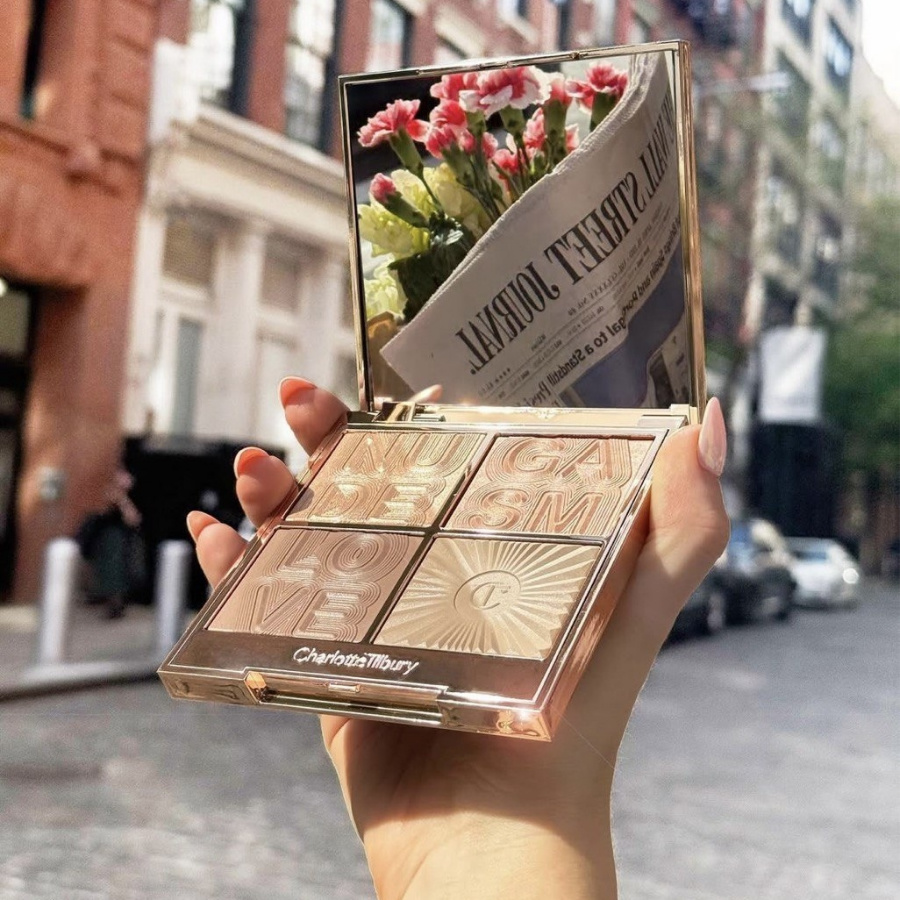 Скульптор для лица Chatlotte Tilbury NUDEGASM FACE PALETTE 4 оттенка