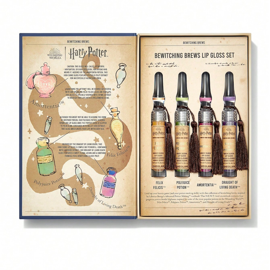 Набор блесков для губ Harry Potter X SHEGLAM Bewitching Brews Lip Gloss Set