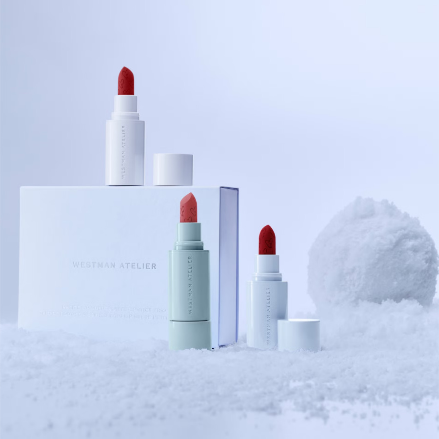 Набор губных помад Westman Atelier Petite Lip Suede Matte Lipstick Trio